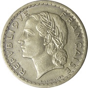 5 Francs obverse image