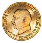 5 Francs - Pétain pattern of Bazor obverse image