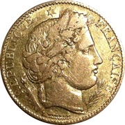 10 Francs obverse image