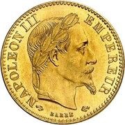 10 Francs - Napoleon III Pattern obverse image