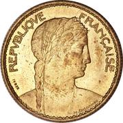 10 Francs pattern of Delannoy obverse image