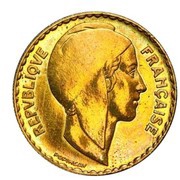 10 Francs pattren of Popineau obverse image