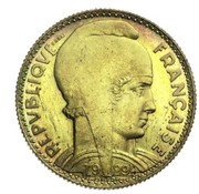 10 Francs pattern of Bazor obverse image