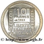 préparation de la 5 francs Pétain petit module, France, 1939 reverse image