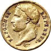 20 Francs - Napoleon I obverse image