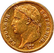 20 Francs - Napoléon I obverse image