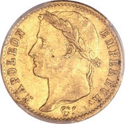 20 Francs - Napoleon I obverse image