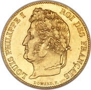 20 Francs - Louis-Philippe I obverse image