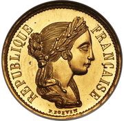 20 Francs Boivin's Essai obverse image