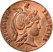 20 Francs pattern of Alard obverse image