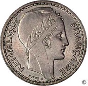 20 Francs pattern of Turin obverse image