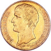 40 Francs - Napoleon I obverse image
