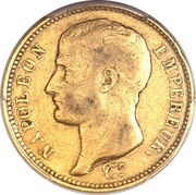 40 Francs - Napoleon I obverse image