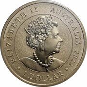 1 Dollar - Elizabeth II 6th Portrait - Budgerigars obverse image