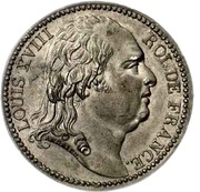40 Francs pattern by Andrieu obverse image