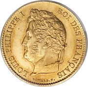 40 Francs - Louis-Philippe I obverse image