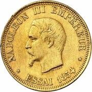 50 Francs - Napoleon III Pattern obverse image