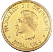 50 Francs - Napoleon III Pattern obverse image