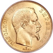 50 Francs - Napoleon III obverse image