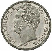 100 Francs - Louis Philippe Pattern obverse image