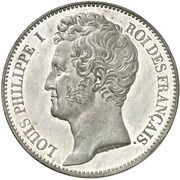100 Francs - Louis Philippe I pattern of Caque obverse image