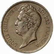 100 Francs - Louis Philippe Pattern obverse image