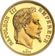 100 Francs - Napoleon III Pattern obverse image