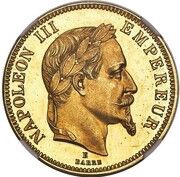 100 Francs - Napoleon III Pattern obverse image