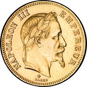100 Francs - Napoleon III obverse image