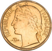 100 Francs Trial of Abel Lafleur obverse image
