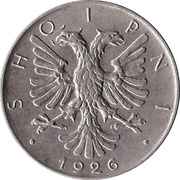 ½ Lek obverse image