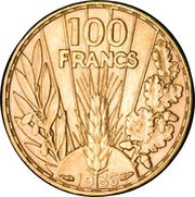 100 Francs, France, 1929-1936 reverse image