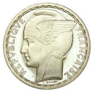 Préparation de la 5 francs Pétain essai de bazor obverse image