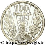 Préparation de la 5 francs Pétain essai de bazor, France, 1940 reverse image
