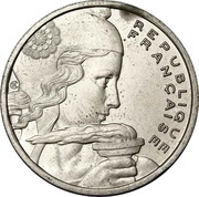 100 Francs Cochet 27mm obverse image