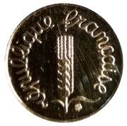1 Centime 5th republic, Gold obverse image