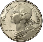 10 Centimes Marianne Piéfort Argent obverse image