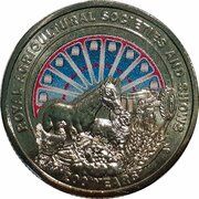1 Dollar - Elizabeth II 6th Portrait - 200 Years of the Royal Agricultural Society and Shows, Australia, 2022 reverse image