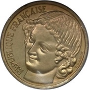 20 centimes 1961 essai de Baron obverse image