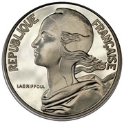 20 centimes Marianne Piéfort argent obverse image