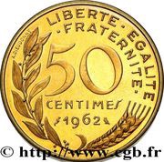 50 centimes Marianne Piéfort Cupro-nickel alu reverse image