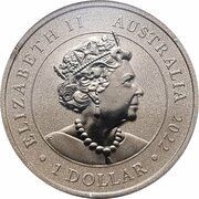 1 Dollar - Elizabeth II 6th Portrait - 150 Years of the Overland Telegraph obverse image