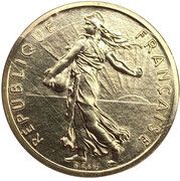 ½ Franc Piefort Silver obverse image