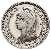 1 Franc French Republic obverse image