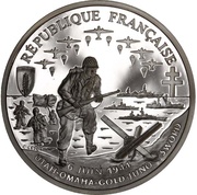 1 Franc Normandy Invasion obverse image