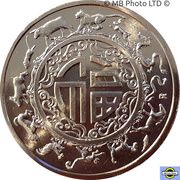 1 Dollar - Elizabeth II 6th Portrait - Year of the Tiger - Lunar Circle, Australia, 2022 reverse image