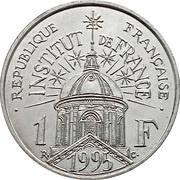 1 Franc Institut de France obverse image
