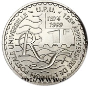 1 Franc Cérès, timbre-poste obverse image