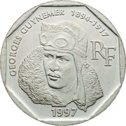 2 Francs Georges Guynemer obverse image