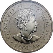 1 Dollar - Elizabeth II 6th Portrait - Year of the Tiger obverse image